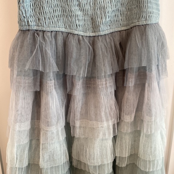 Tulle dress in shades of blue by Storia - Picture 3 of 3